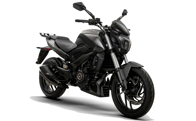 Bajaj Dominar 400 preta motocicleta naked potente para viagens